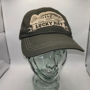 Infinity Headwear Bass Fishing "Lucky Hat" Green Snapback Baseball Hat Cap OSFM